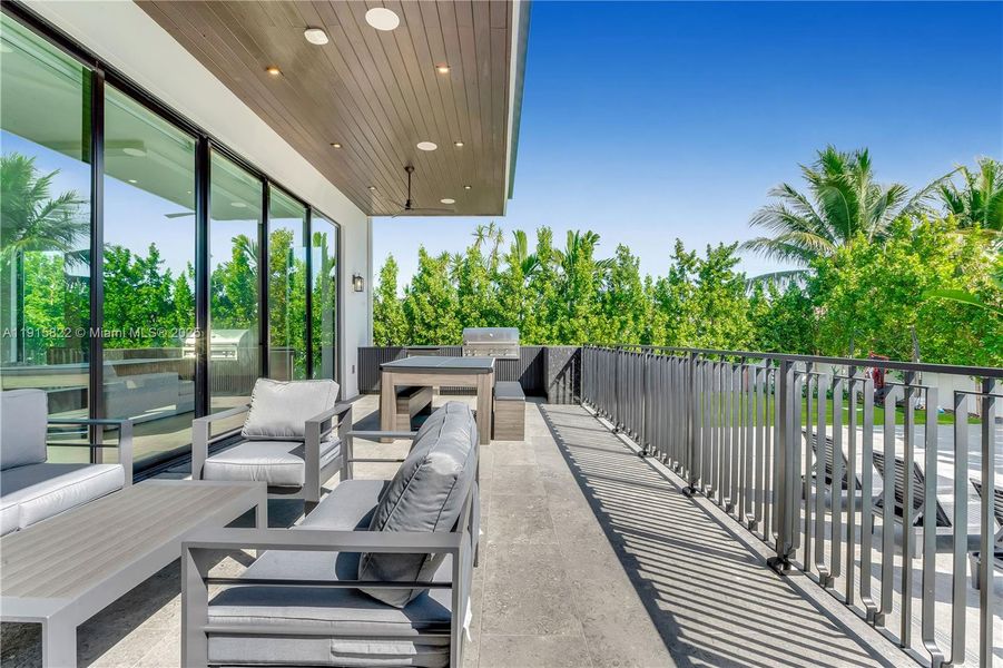 Exterior details and patio area of a home in , Surfside (Image 41). Exterior details and patio area of a home in , Surfside (Image 41).