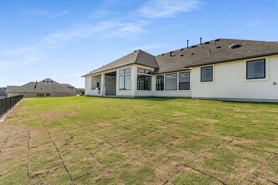 Representative exterior details of a home built from the Coronado I by Giddens Homes in Clearwater Ranch, Liberty Hill (Image 58).