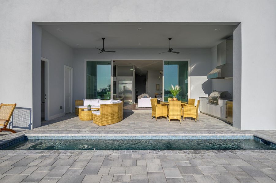 Furnished interior view inside a new home in , Vero Beach (Image 8).