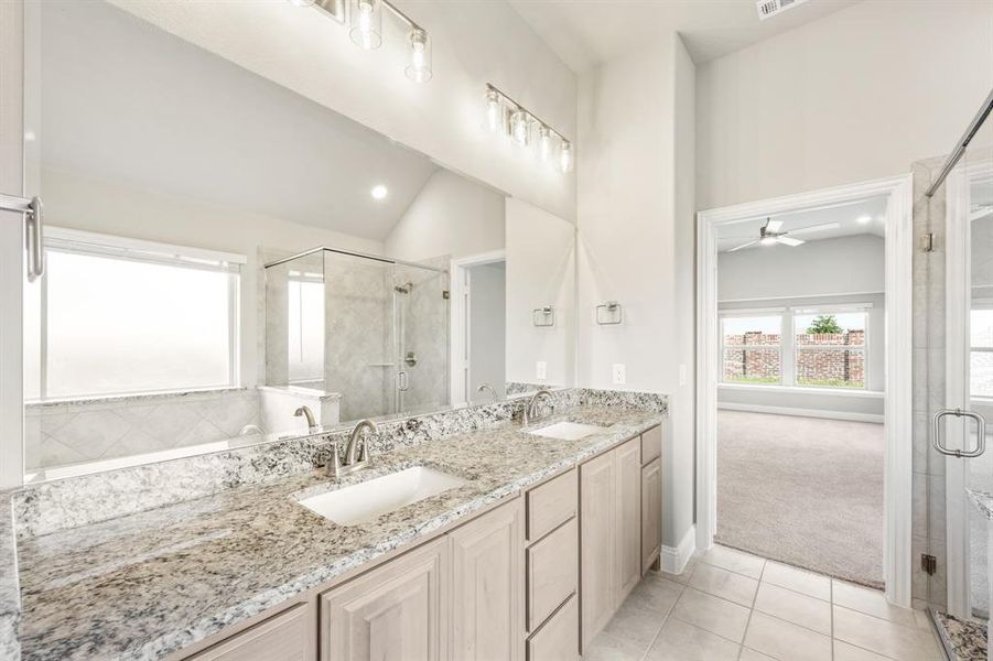 Furnished interior view inside a new home in The Oaks, Red Oak (Image 13). Furnished interior view inside a new home in The Oaks, Red Oak (Image 13).