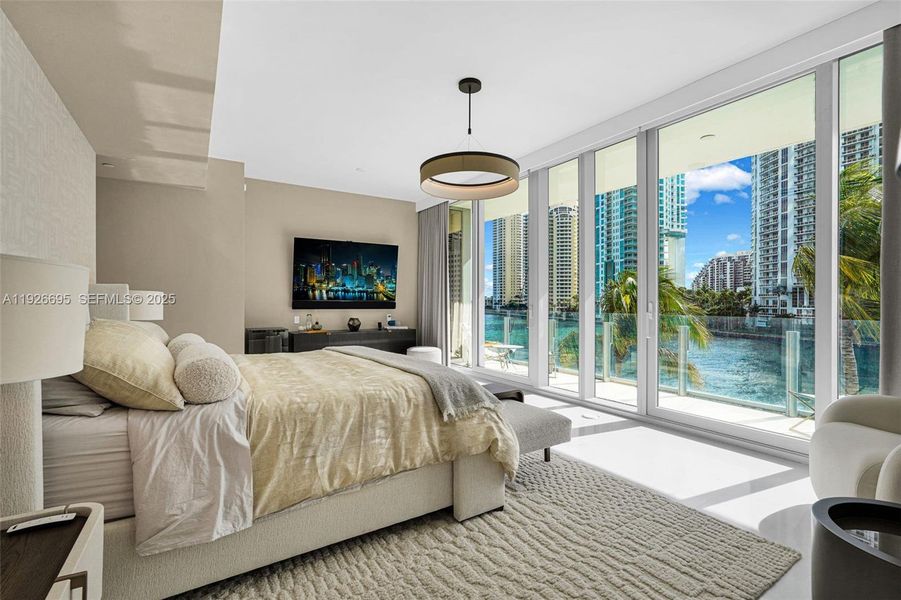 Furnished interior view inside a new home in , Miami (Image 35).