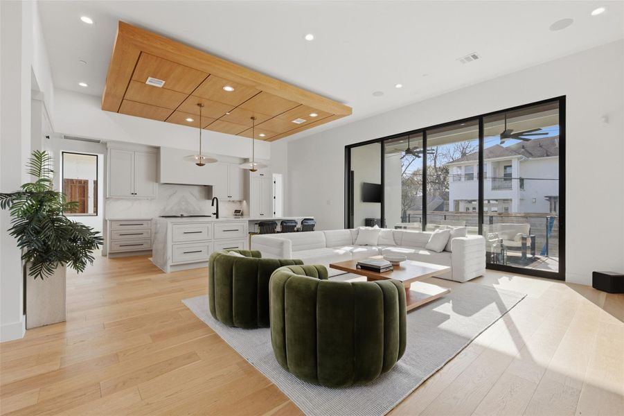 Furnished interior view inside a new home in , Bellaire (Image 14).