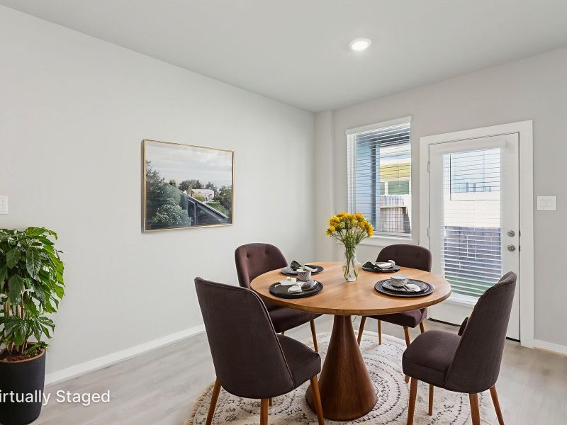 Furnished interior view inside a new home in Kemah Crossing - City Series, Kemah (Image 13).