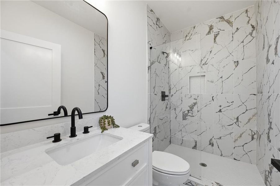 Furnished interior view inside a new home in , Atlanta (Image 35). Furnished interior view inside a new home in , Atlanta (Image 35).