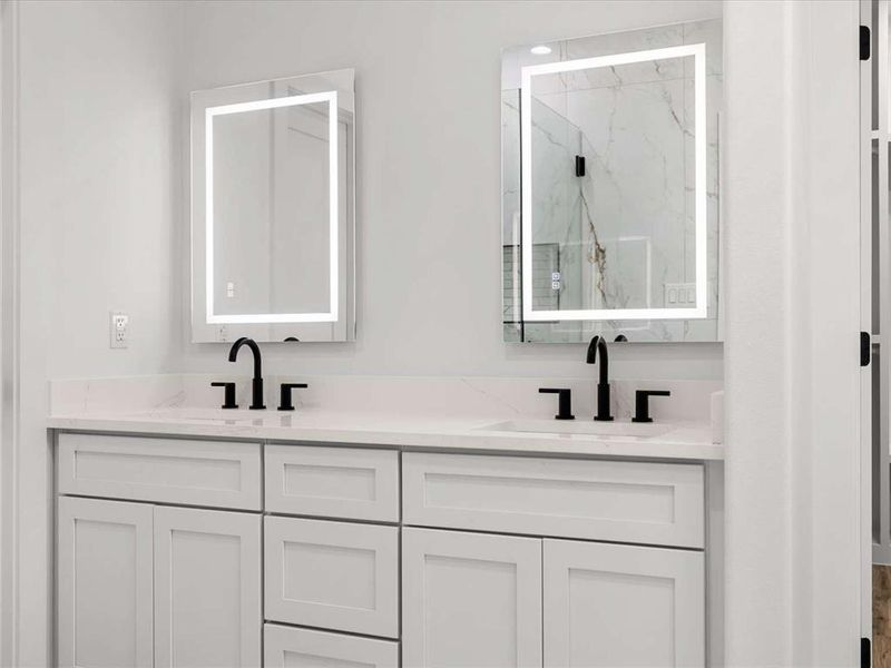 Furnished interior view inside a new home in , Flower Mound (Image 9).