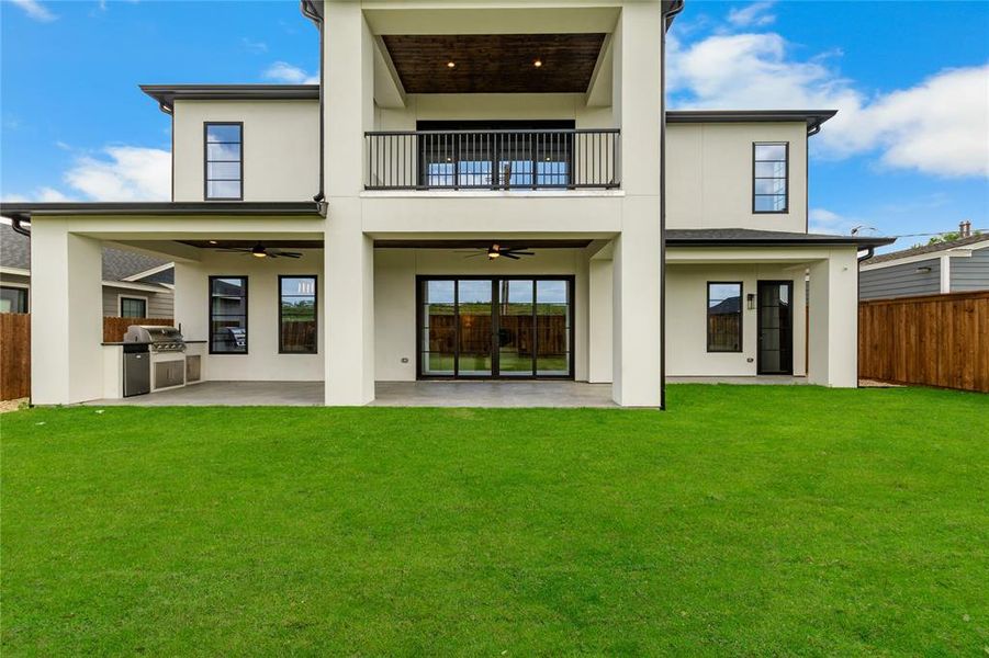 Exterior details and patio area of a home in , Fort Worth (Image 25).
