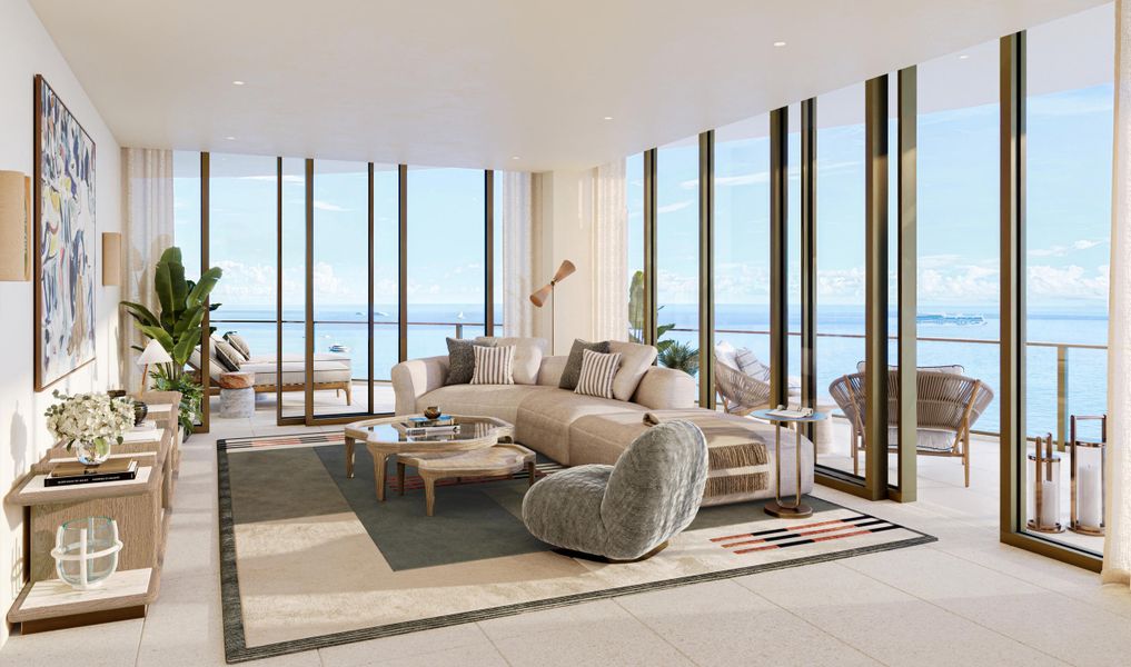 Private Residence C Living Room