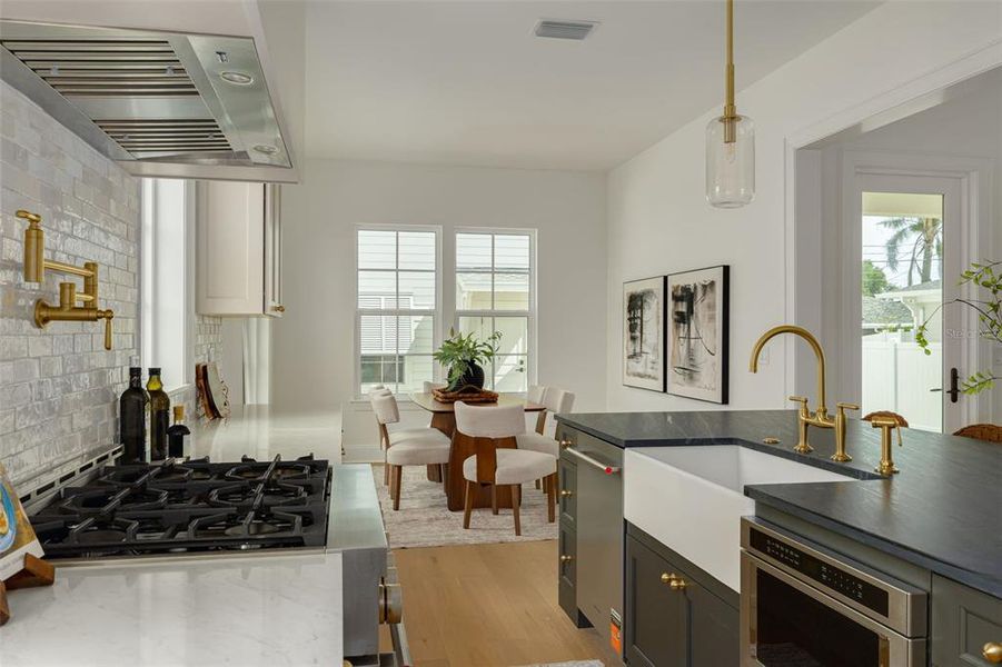 Furnished interior view inside a new home in , St. Petersburg (Image 10).