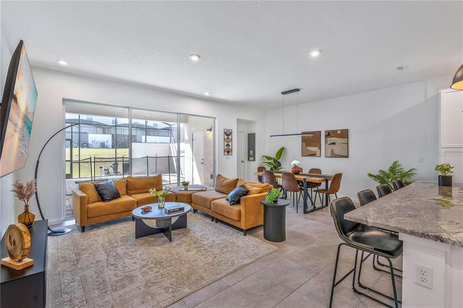 Furnished interior view inside a new home in , Kissimmee (Image 26).