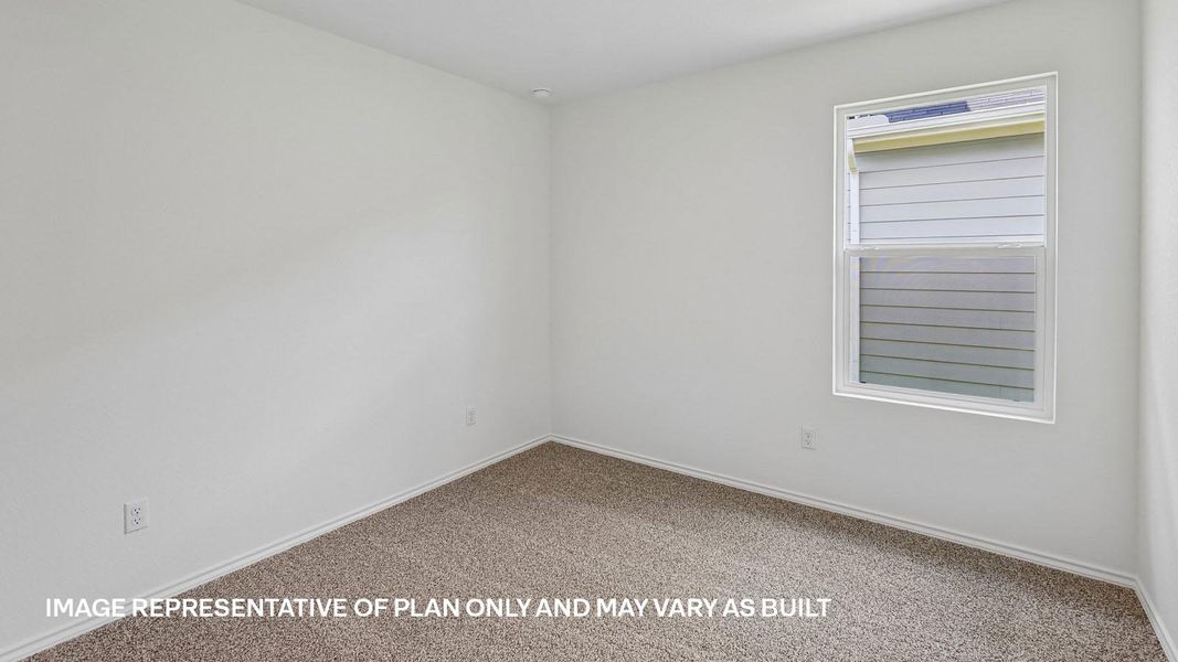 Representative unfurnished interior of a home built from the The Dalton by D.R. Horton in Valverde, Bastrop (Image 37).
