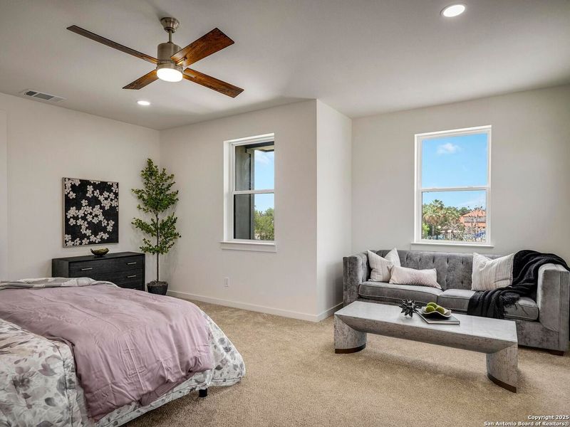 Furnished interior view inside a new home in , San Antonio (Image 6). Furnished interior view inside a new home in , San Antonio (Image 6).