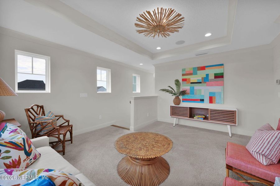 Furnished interior view inside a new home in Mariposa at EverRange 40' Series, Jacksonville (Image 32).