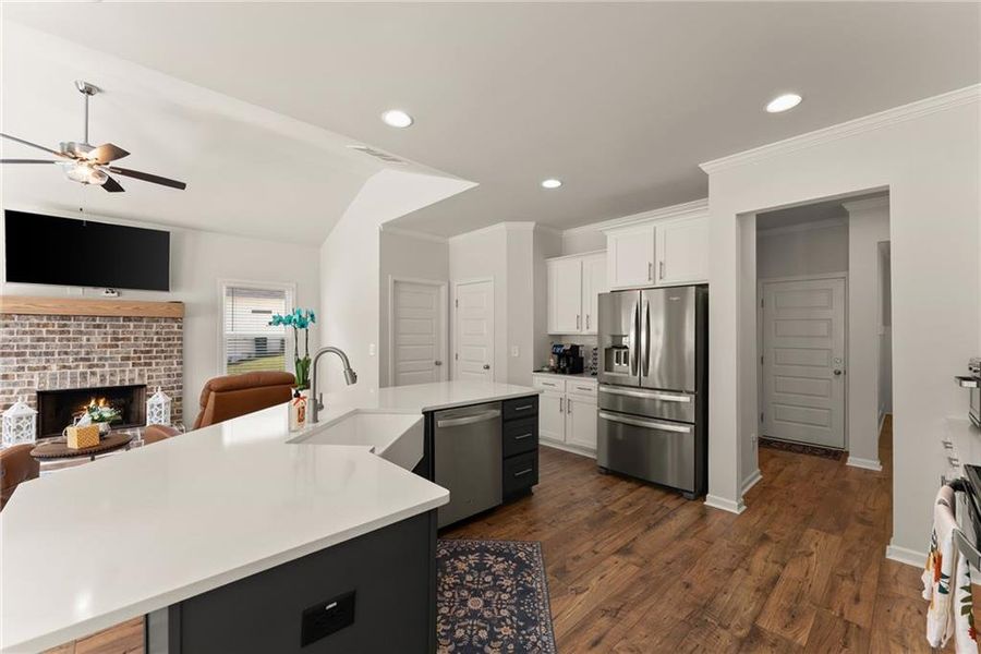 Furnished interior view inside a new home in , Dawsonville (Image 20).