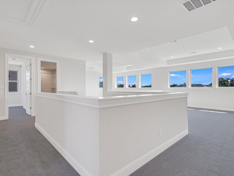 Representative unfurnished interior of a home built from the Topaz II by Giddens Homes in Riverstone, Georgetown (Image 82).