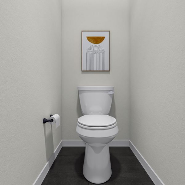 Representative furnished interior of a home built from the Mariposa by Tri Pointe Homes in Flora, Hutto (Image 20).