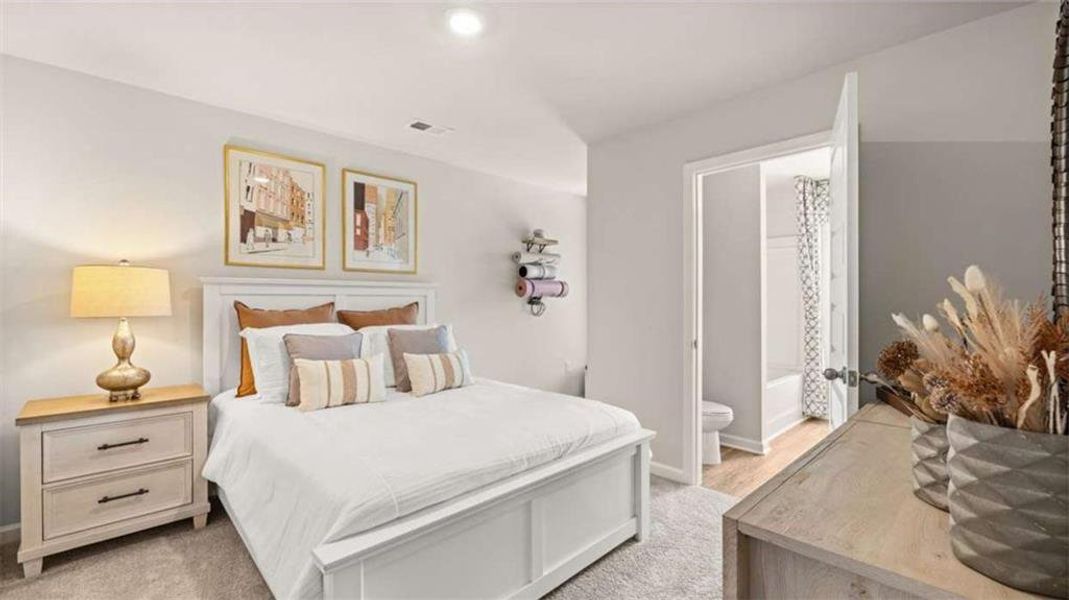 Furnished interior view inside a new home in Echo Glen, Stockbridge (Image 52). Furnished interior view inside a new home in Echo Glen, Stockbridge (Image 52).