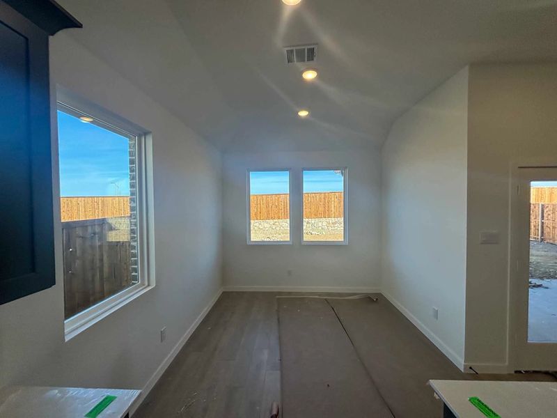 Dining Room Construction Progress