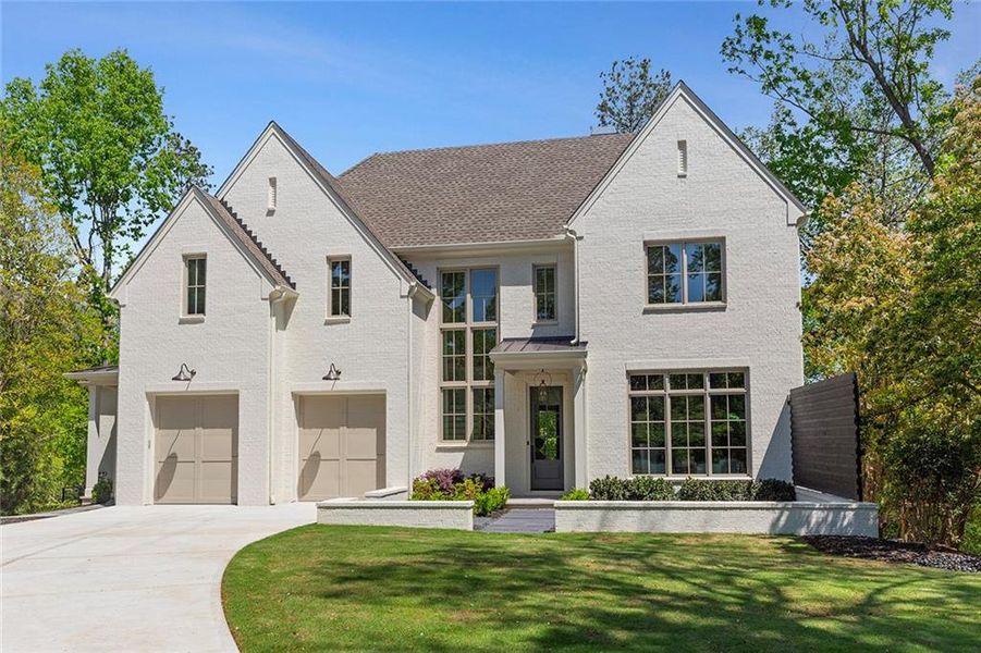 Front exterior of a new home in , Atlanta, GA, highlighting curb appeal (Image 28).