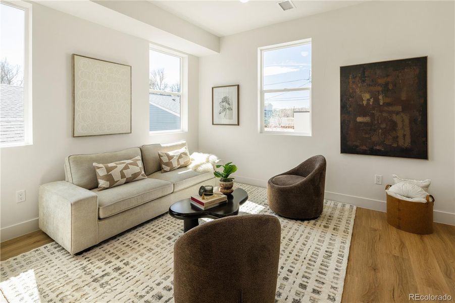 Furnished interior view inside a new home in , Denver (Image 14).