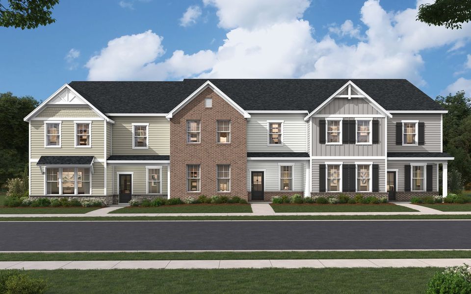 Representative exterior photo of a completed home built from the Thackery by Stanley Martin Homes in Tillery at Wilson Farms, Fort Mill, SC (Image 1). Representative exterior photo of a completed home built from the Thackery by Stanley Martin Homes in Tillery at Wilson Farms, Fort Mill, SC (Image 1).