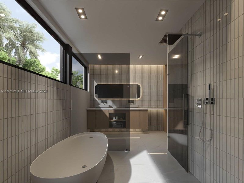 Furnished interior view inside a new home in , Miami (Image 7). Furnished interior view inside a new home in , Miami (Image 7).