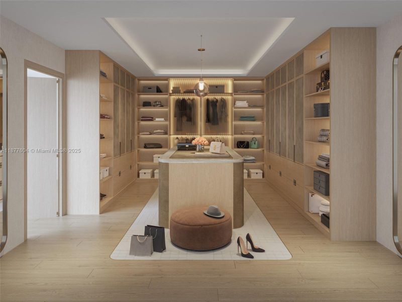 Furnished interior view inside a new home in , Miami (Image 5).