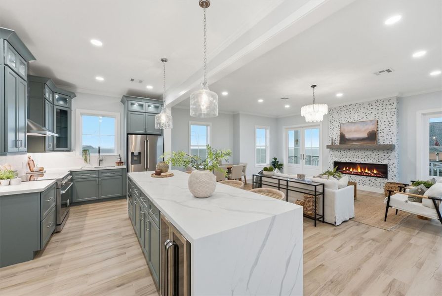 Beautiful open concept layout.