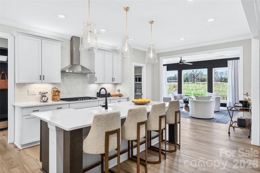 Furnished interior view inside a new home in , Mooresville (Image 5).