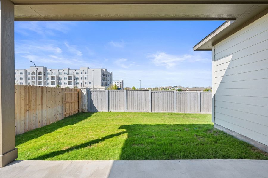 Exterior details and patio area of a home in Park Central, Georgetown (Image 4).