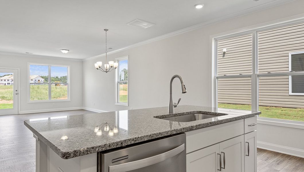 Furnished interior view inside a new home in Skybrook Corners, Huntersville (Image 5).
