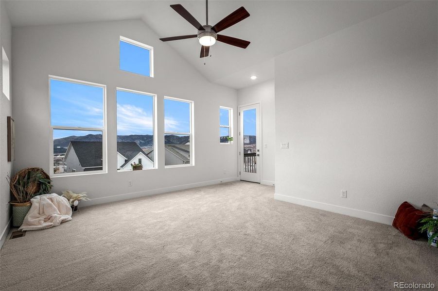 Spacious, unfurnished interior of a new home in Cloverleaf - Pinnacle Collection, Monument (Image 21).