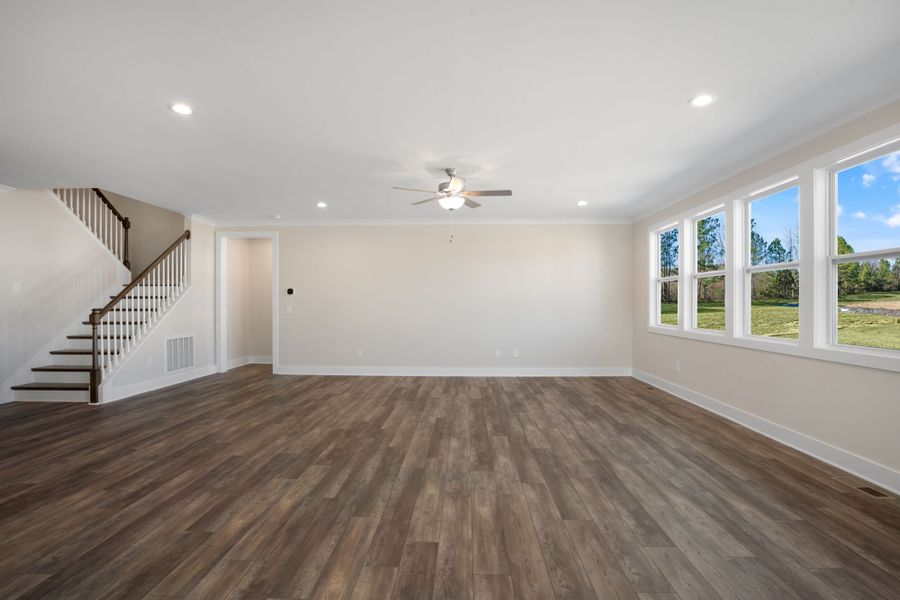 Representative unfurnished interior of a home built from the Olympic by Mattamy Homes in Magnolia Park, Garner (Image 17).