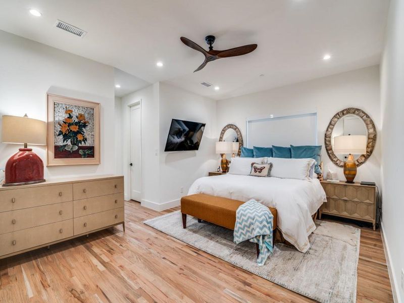 Large Primary Bedroom with 3 closets Large Primary Bedroom with 3 closets