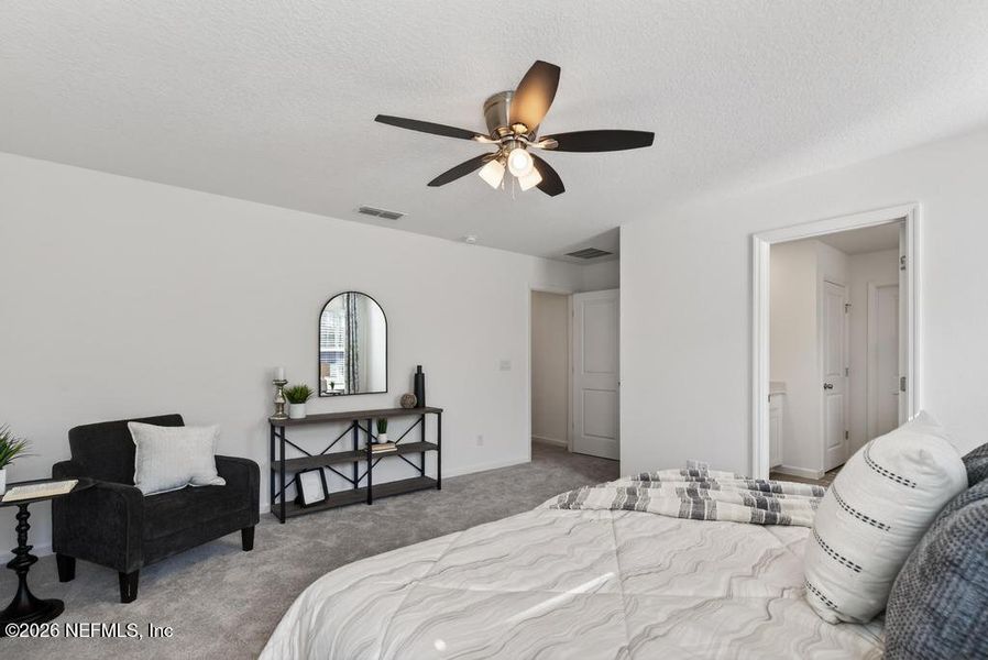 Furnished interior view inside a new home in Trailmark, St. Augustine (Image 18). Furnished interior view inside a new home in Trailmark, St. Augustine (Image 18).