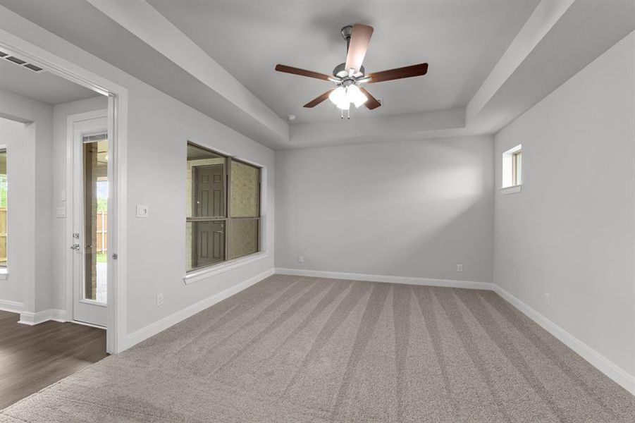 Spacious, unfurnished interior of a new home in Karis - Village Series, Crowley (Image 20). Spacious, unfurnished interior of a new home in Karis - Village Series, Crowley (Image 20).