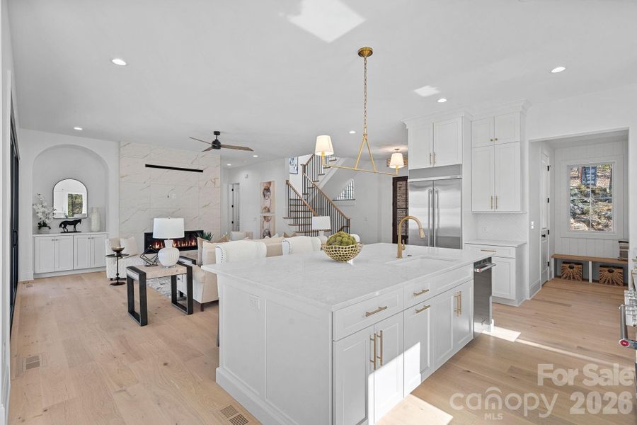 Furnished interior view inside a new home in , Mooresville (Image 26).