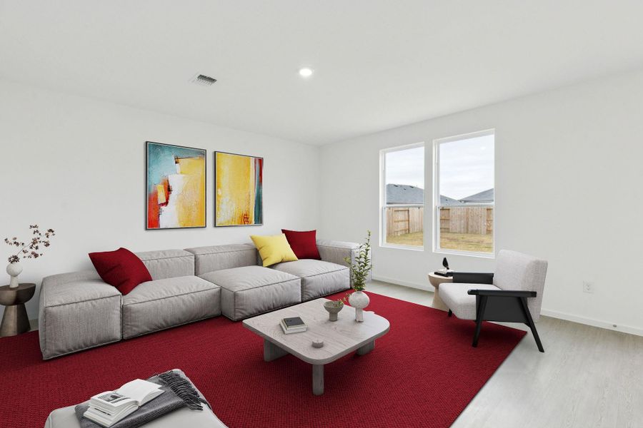 Furnished interior view inside a new home in Windcress, Baytown (Image 10).