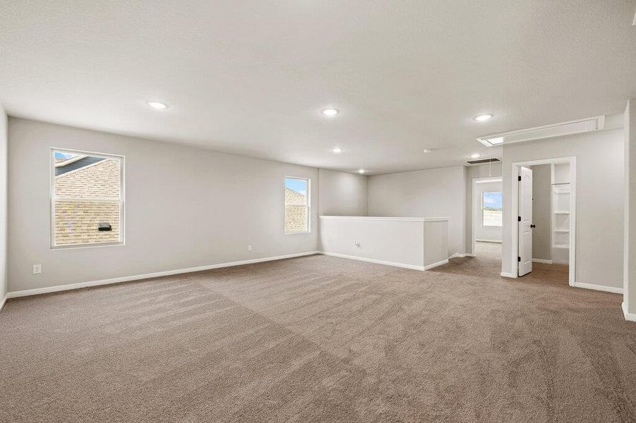 Spacious, unfurnished interior of a new home in Patterson Ranch, Georgetown (Image 31). Spacious, unfurnished interior of a new home in Patterson Ranch, Georgetown (Image 31).