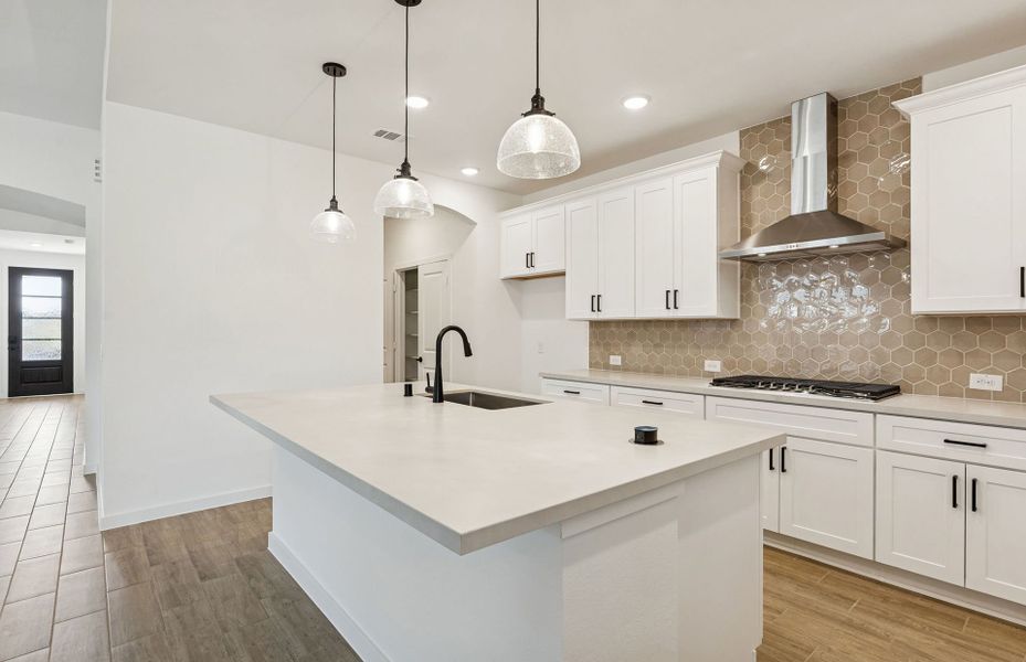 Furnished interior view inside a new home in Mavera, Conroe (Image 11).