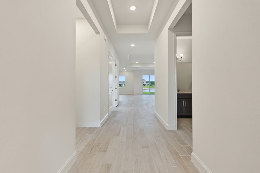 Spacious, unfurnished interior of a new home in Tamarack at Two Rivers, Zephyrhills (Image 14). Spacious, unfurnished interior of a new home in Tamarack at Two Rivers, Zephyrhills (Image 14).