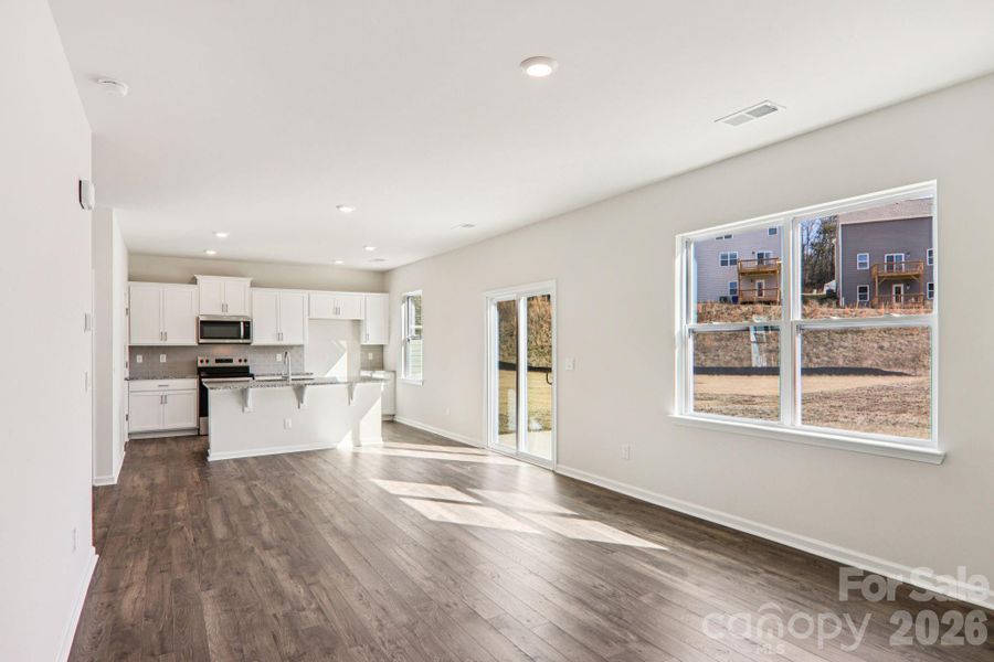 Spacious, unfurnished interior of a new home in Rydele Heights, Asheville (Image 30). Spacious, unfurnished interior of a new home in Rydele Heights, Asheville (Image 30).