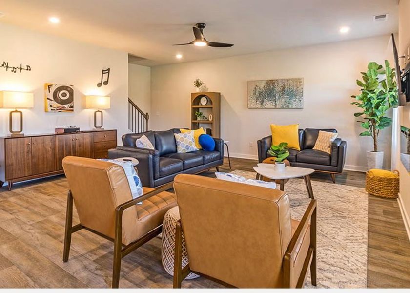 Furnished interior view inside a new home in Conner Springs, Social Circle (Image 9).