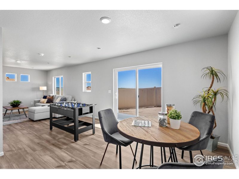 Furnished interior view inside a new home in Thompson River Ranch, Johnstown (Image 21). Furnished interior view inside a new home in Thompson River Ranch, Johnstown (Image 21).