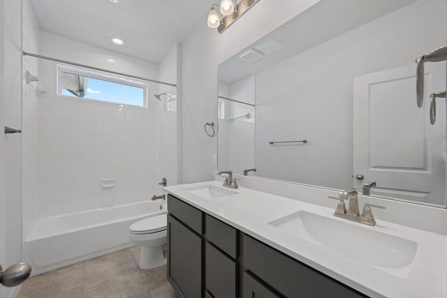 Secondary bath upstairs Secondary bath upstairs