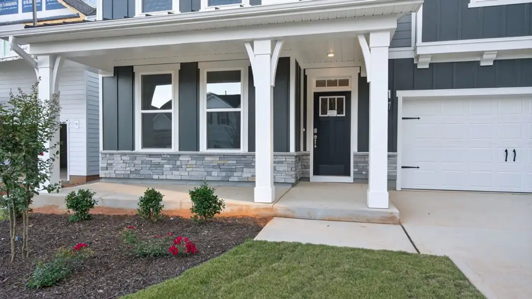 Exterior details and patio area of a home in Horton Park, Apex (Image 3).
