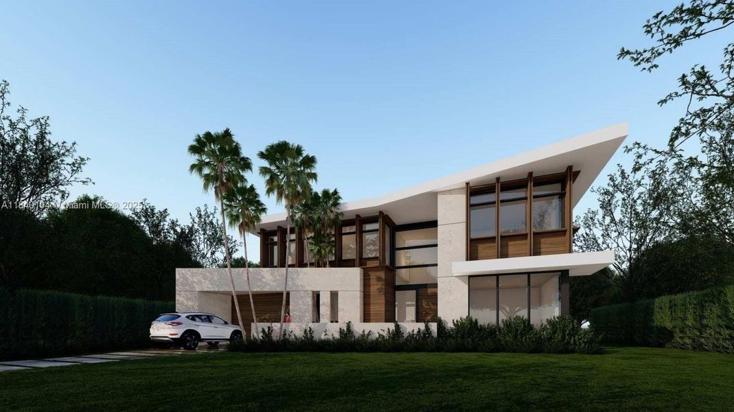 Front exterior of a new home in , Miami, FL, highlighting curb appeal (Image 2). Front exterior of a new home in , Miami, FL, highlighting curb appeal (Image 2).