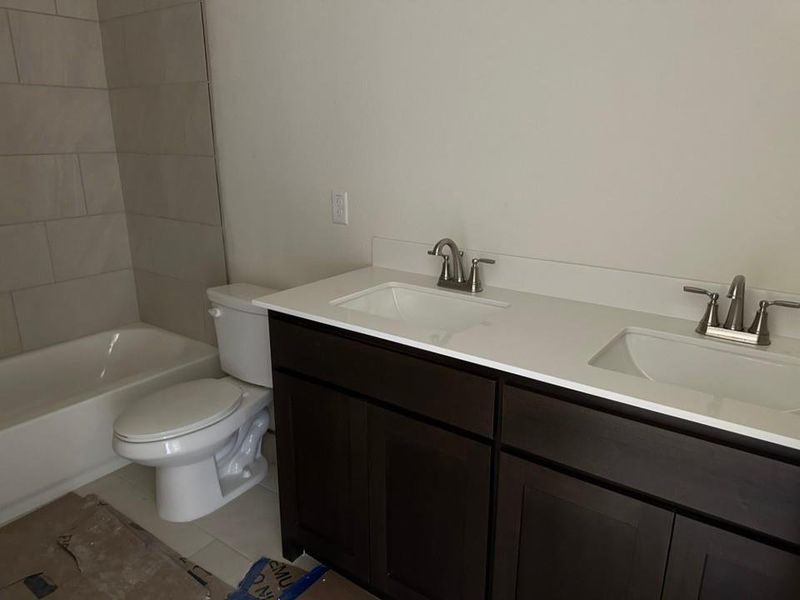 In-progress construction of a new home in Fannin Ranch, Leonard, TX (Image 20).