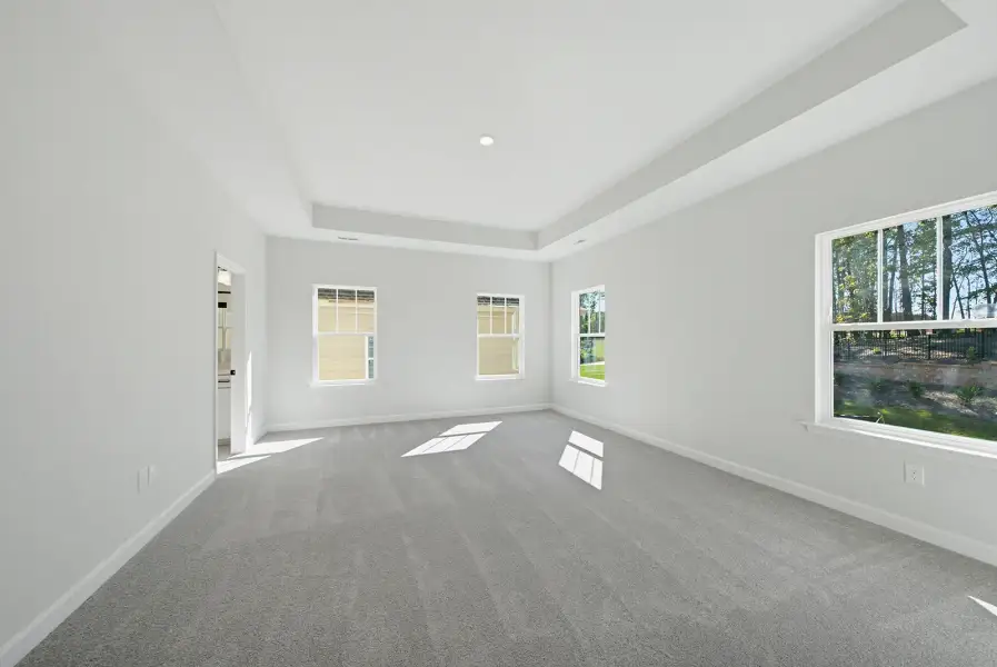 Spacious, unfurnished interior of a new home in Sweetbrier, Durham (Image 27).