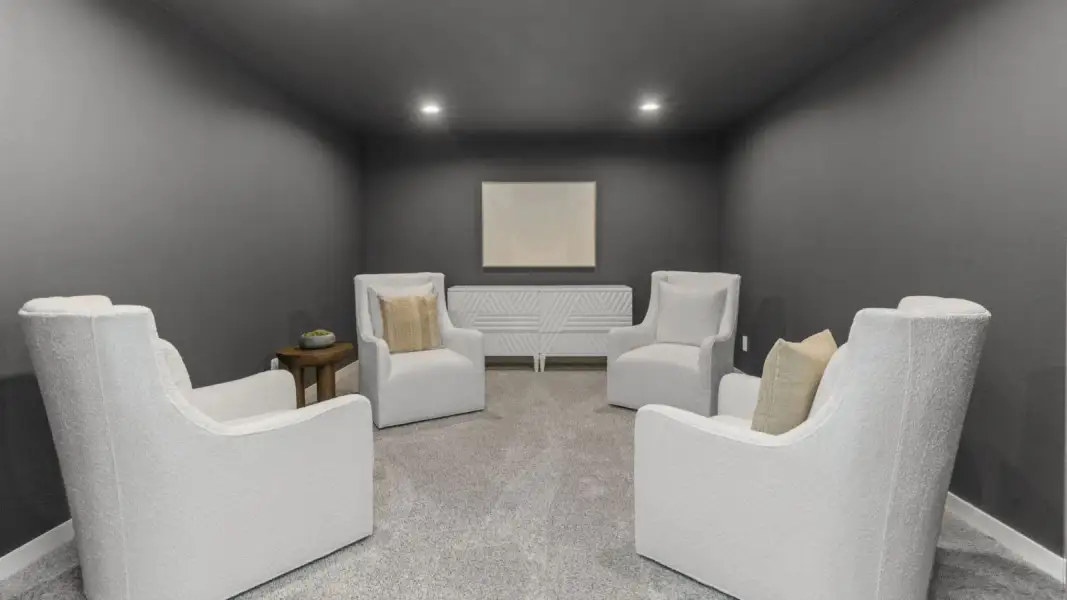 Representative furnished interior of a home built from the Lancaster - E50L by D.R. Horton in Harvest Pointe, Needville (Image 36).