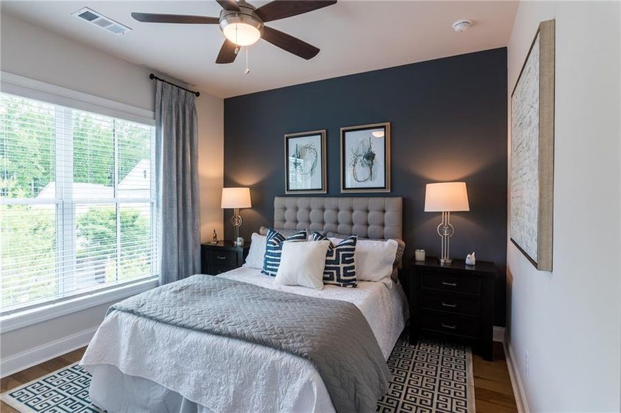 Furnished interior view inside a new home in Waterside, Peachtree Corners (Image 16).